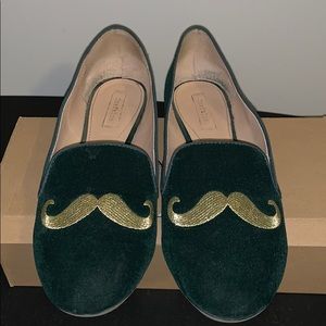 Green Suede Loafers
